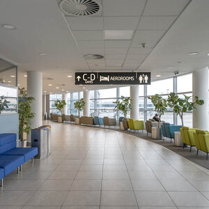 Neveřejná část letiště-relax zóna