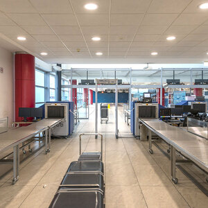 Neveřejná část letiště kontrola