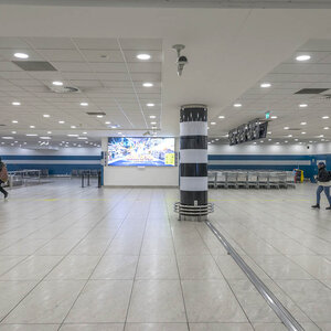 Neveřejná část letiště výdej zavazadel