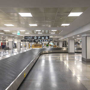 Neveřejná část letiště carousel