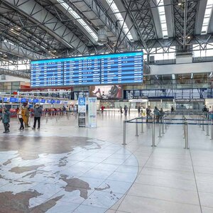 Veřejná část letiště check-in